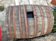 Bocka Bocva Za Vino Drvena Spremna Za Polnenje 