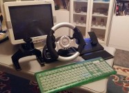 17'' Monitor, Gembird Usb Volan So Pedali I Tastat