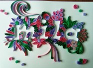 Izrabotka Na Iminja Vo Quilling Tehnika