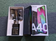 Kako Nov! Samsung A40 Black 4gb Ram 64gb Full Pack
