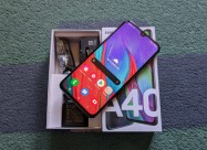 Kako Nov! Samsung A40 Black 4gb Ram 64gb Full Pack