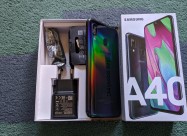 Kako Nov! Samsung A40 Black 4gb Ram 64gb Full Pack
