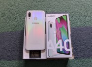 Kako Nov! Samsung A40 White 4gb Ram 64gb Full Pack