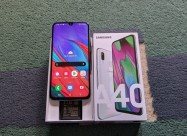 Kako Nov! Samsung A40 White 4gb Ram 64gb Full Pack