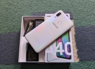 Kako Nov! Samsung A40 White 4gb Ram 64gb Full Pack