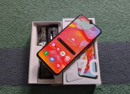 Kako Nov! Samsung A70 White 6gb Ram 128gb Full Pac