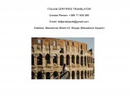 Sudski Preveduvac Italijanski Jazik 071 905 380