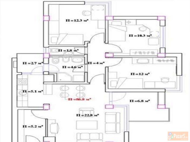 СЕ ИЗДАВА ЧЕТИРИСОБЕН СТАН ВО АЕРОДРОМ
