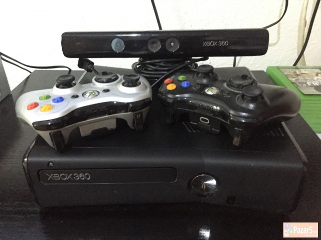 Xbox 360+ kinekt + 2 dzoestika