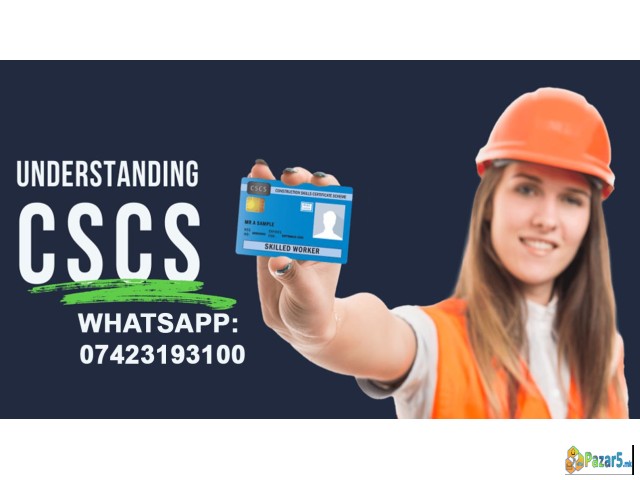 Obtain your valid CSCS Cards now without taking an