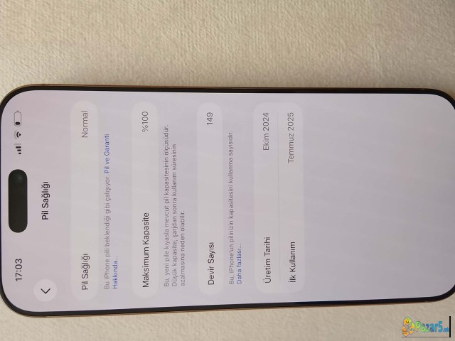 İphone 16 Pro Max Silver 256gb