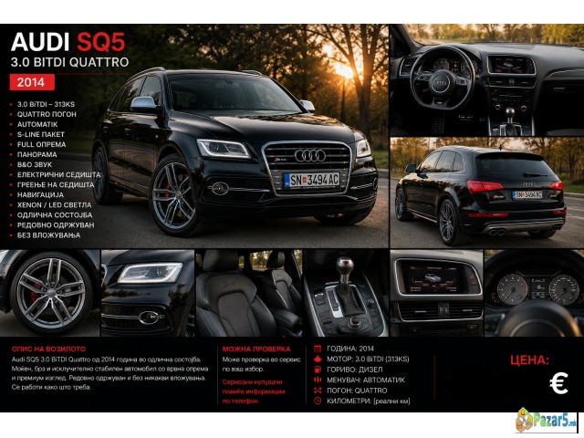 Audi Sq5 2014 3.0bitdi