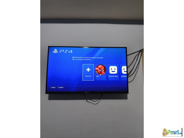 Ps4 Slim 500gb + оригинален Dualshock 4 + кабли