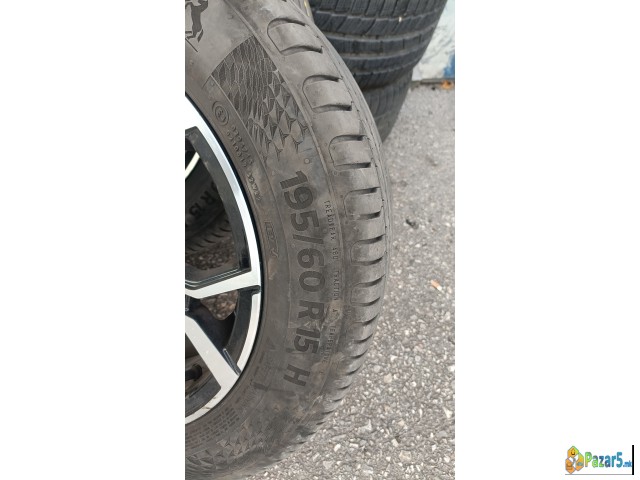Prodavam Aluminski Bandazhi 15" Komlet So 4 Gumi 19