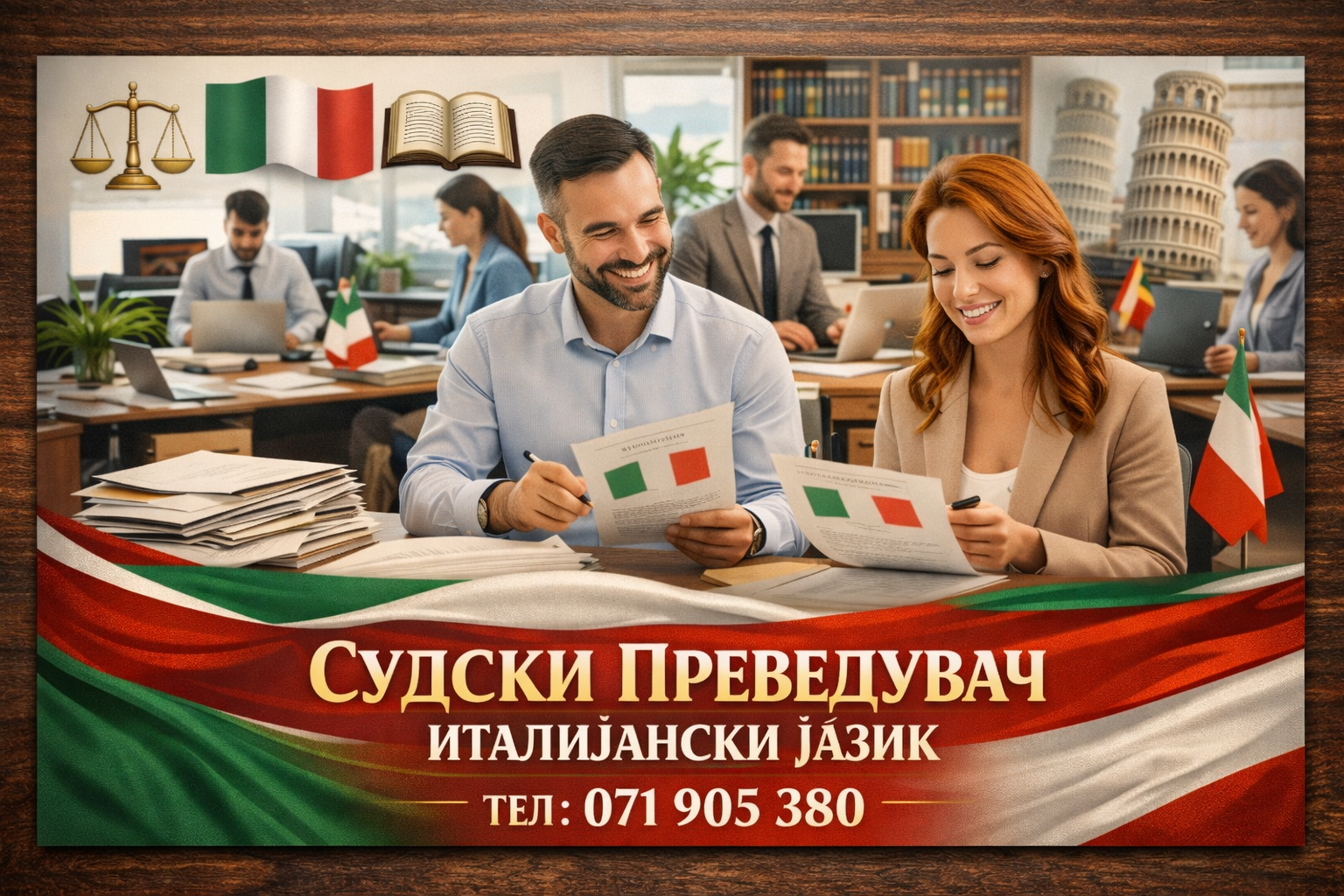 Судски превод - италијански јазик 071905380