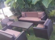Bambus Rattan Garnituriii