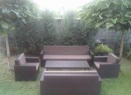 Bambus Rattan Garnituriii