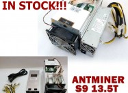Bitmain Btc Antminer Asic S9 13.5t Sha256 + Psu
